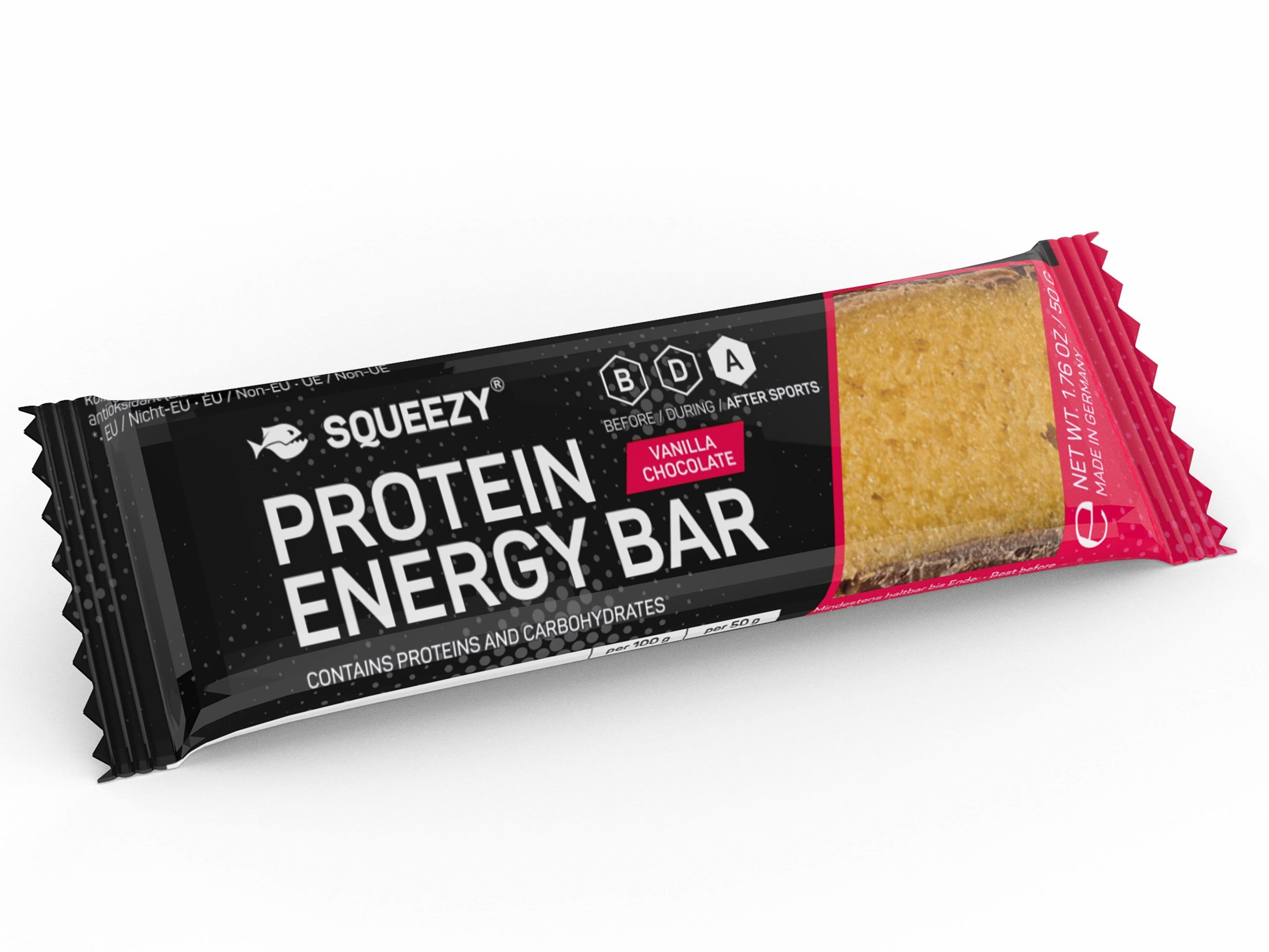 PRORIDER - NUTRITION SQUEEZY - Protein Energy Bar for regeneration.